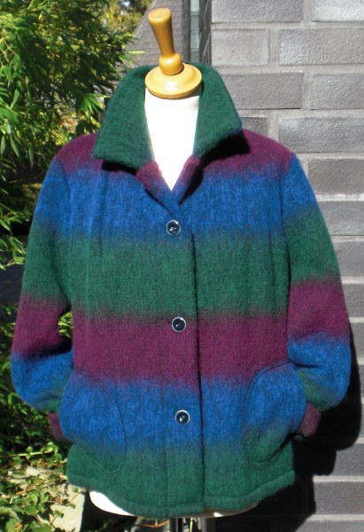 Jacke Coco Mohair aubergine Jacke Coco Mohair aubergine