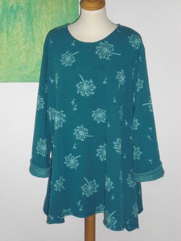 Zipfel-Longshirt, Pusteblume Zipfel-Longshirt, Pusteblume