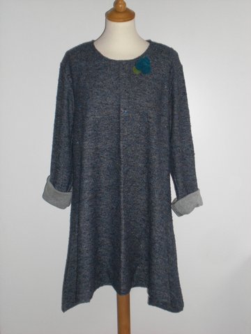 Zipfel-Longshirt, uni Zipfel-Longshirt, uni